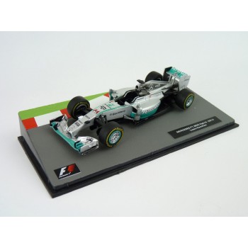 1/43 Hachette MERCEDES F1 W05 Hybrid 2014 Lewis Hamilton ABF1M014